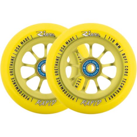 River Naturals Rapid Pro Scooter Wheels - Sunrise - Pair £84.95